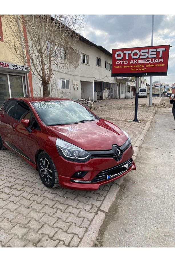 Renault Clio 4 Makyajlı Kasa Ön Tampon Eki Astarlı - 1