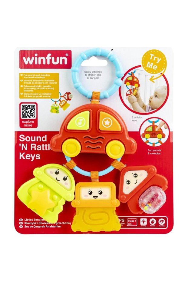 Winfun Rattle - Car with three keys