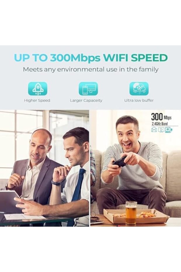 WiFi Extender, WiFi Extenders Signal Booster for Home Up to 5000 sq.ft and 40 Devices, WiFi Range Ex - 6