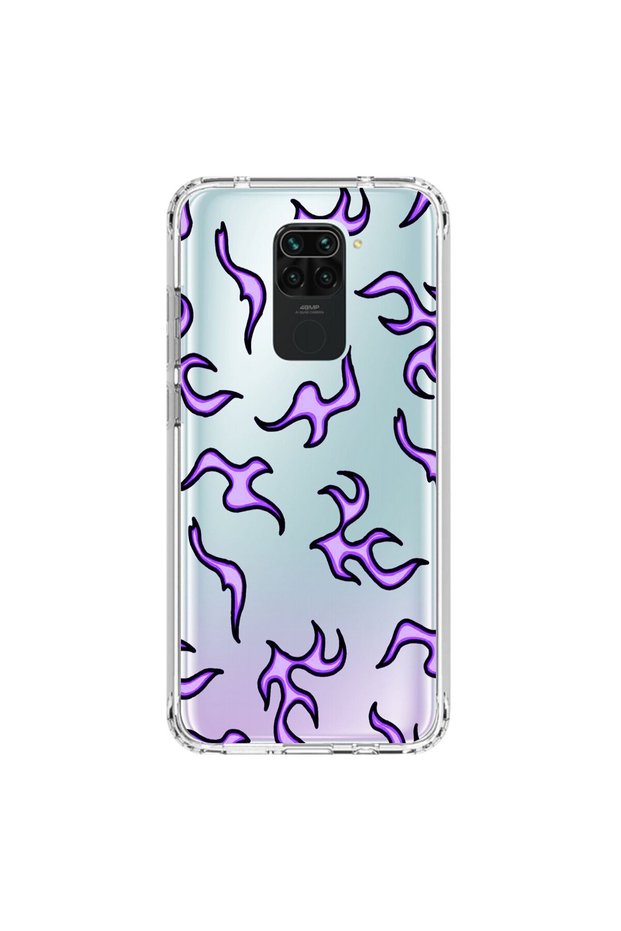 Xiaomi Redmi Note 9 Compatible Transparent Case with Wallpaper 3 Designs