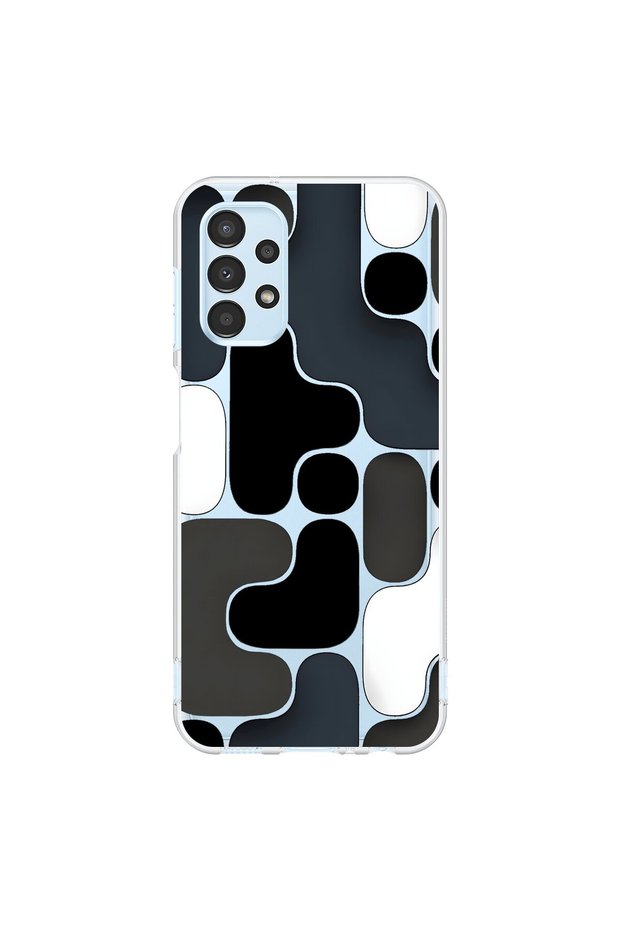 Samsung Galaxy A13 Compatible Transparent Case with Wallpaper 1 Design