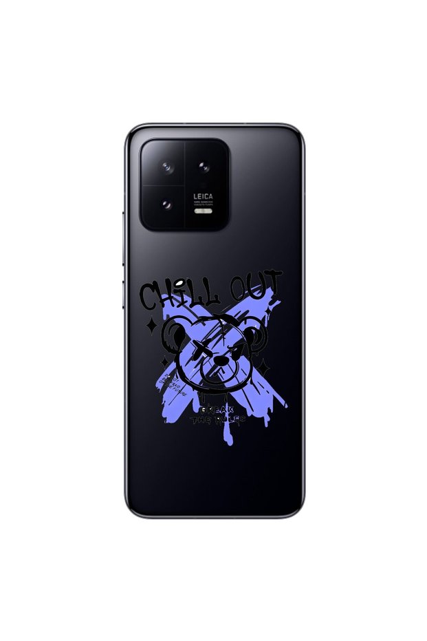Xiaomi Mi 13 Pro Compatible Transparent Case with Graffiti 8 Design