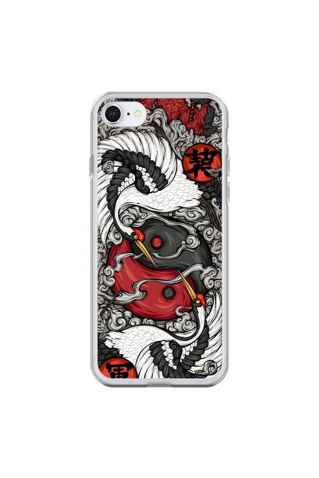 iPhone 7 Compatible Transparent Case Aesthetic 4 Designs