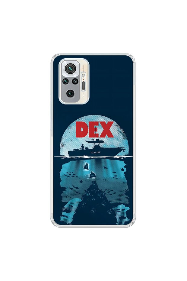 Xiaomi Redmi Note 10 Pro Compatible Transparent Case Dexter Designed