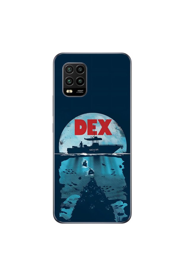 Xiaomi Mi 10 Lite Compatible Transparent Case Dexter Designed