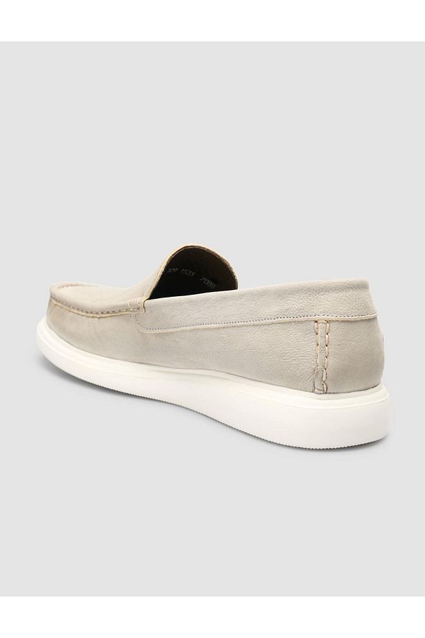 Kum Nubuk Erkek Loafer Ayakkabı - 5