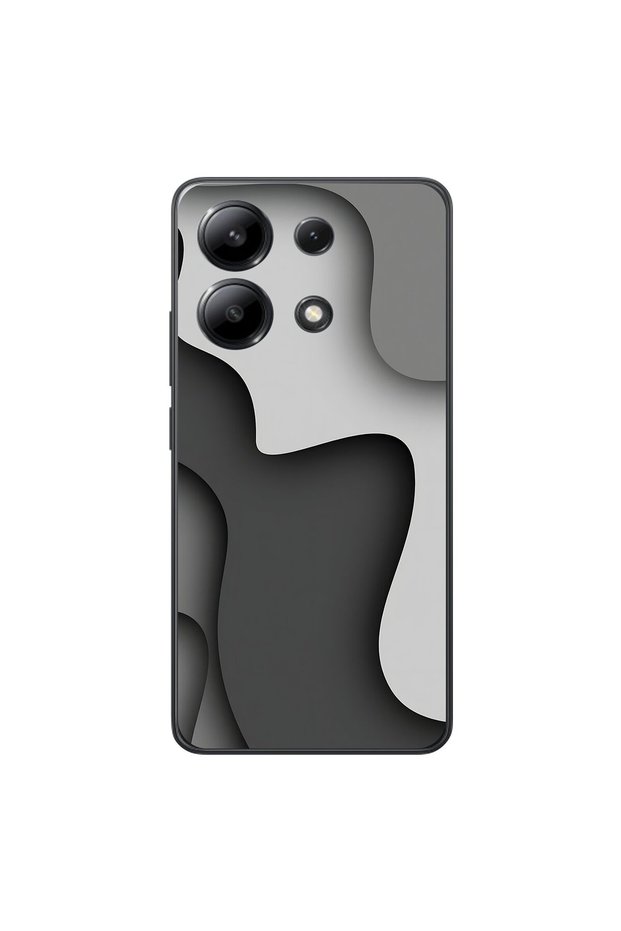 حافظة شفافة متوافقة مع هاتف Xiaomi Redmi Note 13 مع تصميمين