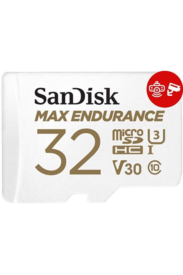 Sandisk MAX Endurance microSDHC memory card, 32GB, Class 10, UHS-I U3 + SD adapter - 1