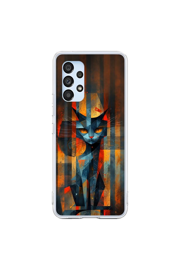 Samsung Galaxy A53 Compatible Transparent Case Aesthetic 2 Design