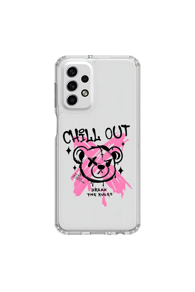 Samsung Galaxy A33 Compatible Transparent Case Graffiti 6 Design