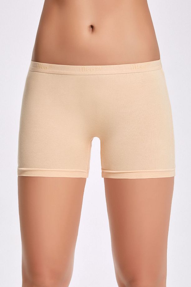 Kadın İç Giyim 3 Adet Esnek Pamuklu & Modal Boxer Şort LL.22.ILK554.001 - 4