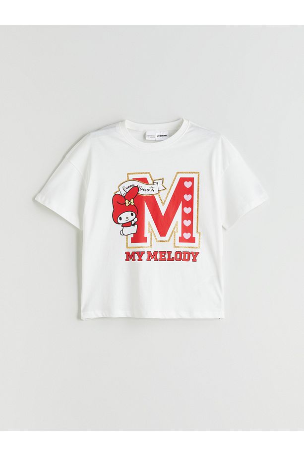 Bisiklet Yaka My Melody Baskılı Kız Çocuk Şortlu Pijama Takımı - 2