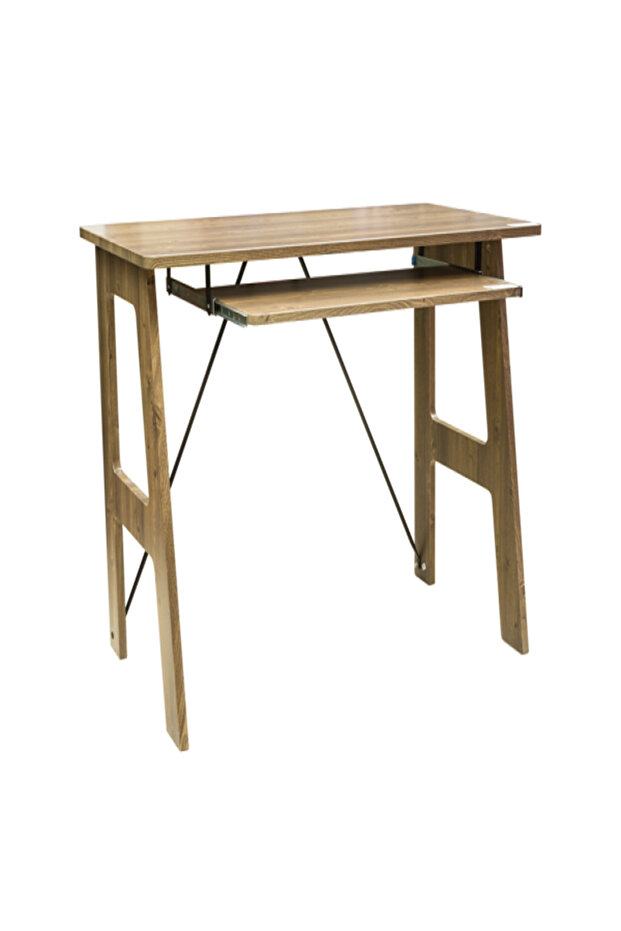 Rectangular MDF Space Saving Stylish Well-Crafted Computer Table - 1