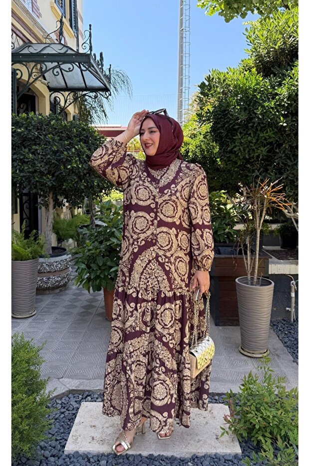 Tesettür Elbise | Leyal | EMS - 3