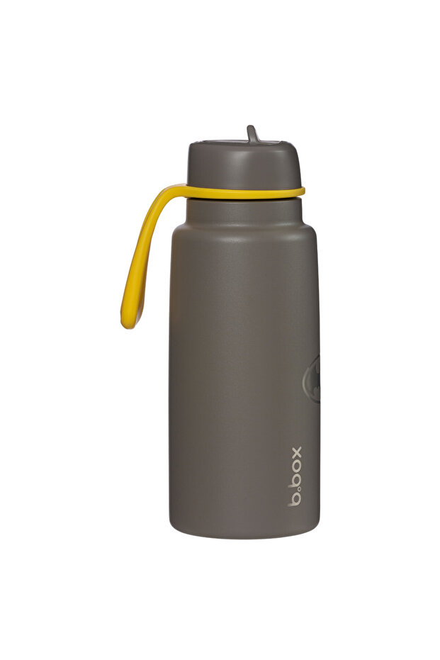 B.Box Batman 1L Insulated Flip Top Drink & Water Bottle, 1L/33.8 Keeps Drinks Cold Up To 46Hrs