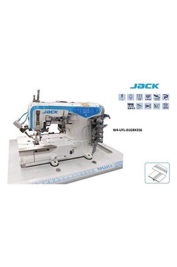 W4-Utl Etek Reçme Makinesi Iplik Kesicili Havalı - 1