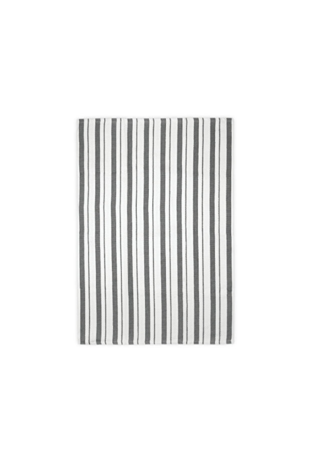 Stripe Pattern Basket Weave Kitchen Towel 20 x 30 Inch