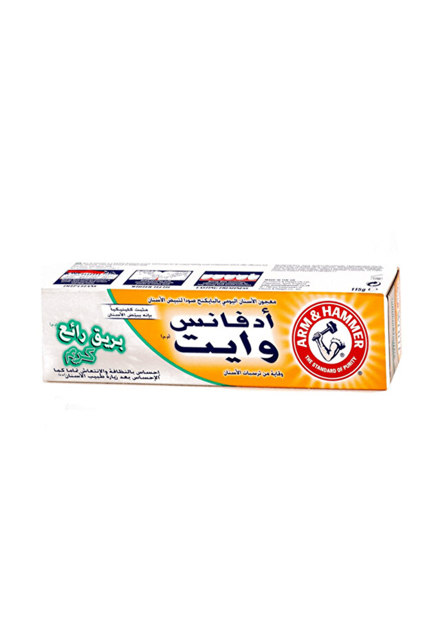 ارم اند هامر معجون اسنان 115جرام ادفانس وايت - بريق رائع