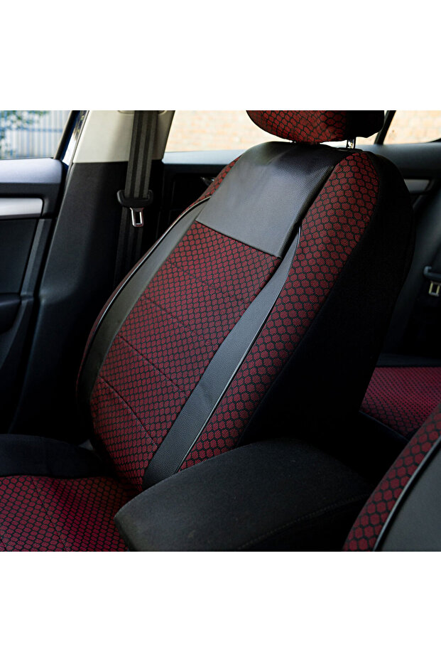 Set Huse Scaun Elegance Rosu - 4