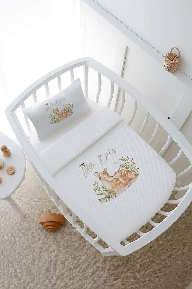 Pike Set - for Baby - Mom and Baby Deer - 80 X 120 cm