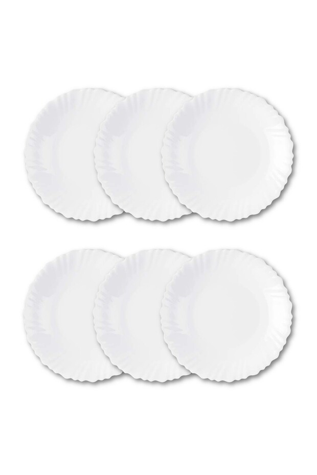 6 Piece set Dinner plate Opal ware 26.5cm
