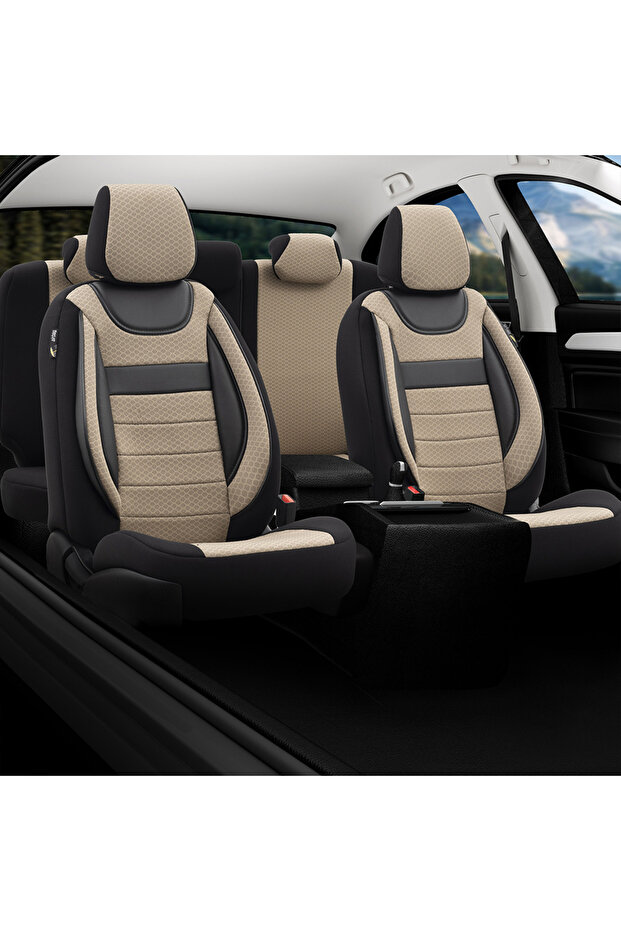 Set Huse Scaun Dynamic Bej - 2