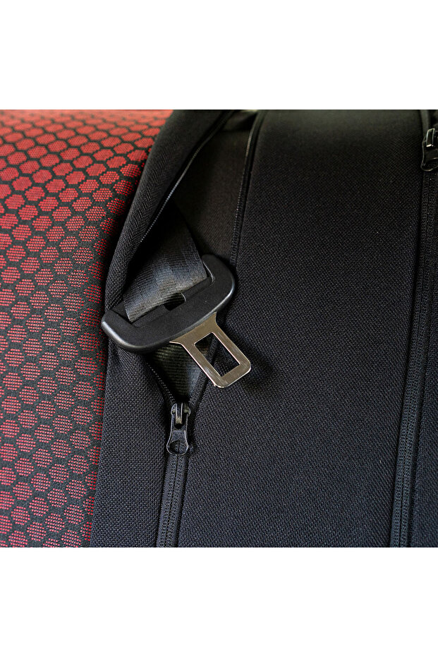 Set Huse Scaun Elegance Rosu - 3