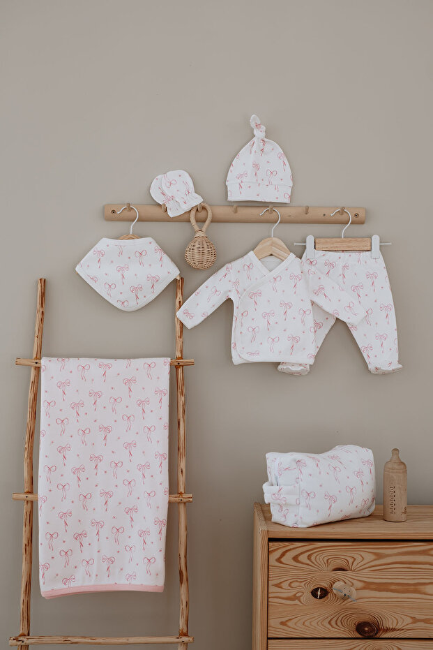 Organic Hospital Take-Home Set - Pureline Series - Dainty Bows