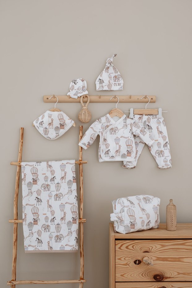 Organic Hospital Discharge Set - Pureline Series - Dreamland Safari