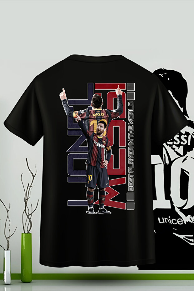 Messi Jersey Front and Back Printed Unisex T-Shirt/T-Shirt - All Age Groups