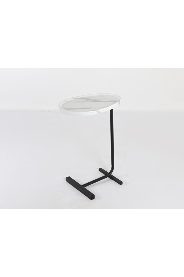 طاولة تقديم بيضاوية - أنيقة للاستخدام المنزلي والمناسبات - 2