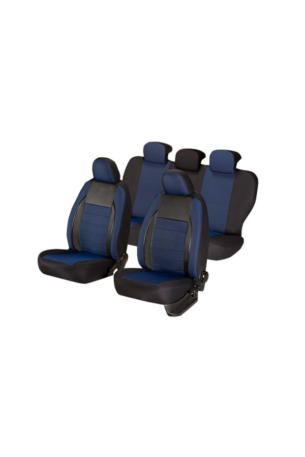 Set Huse Scaun Elegance Albastru