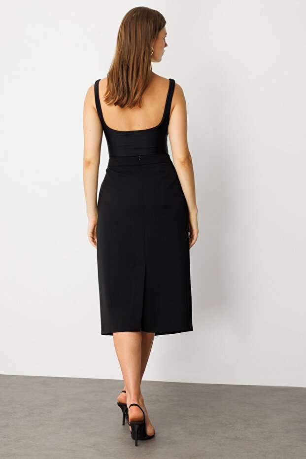 Midi Boy Krep Etek - 5