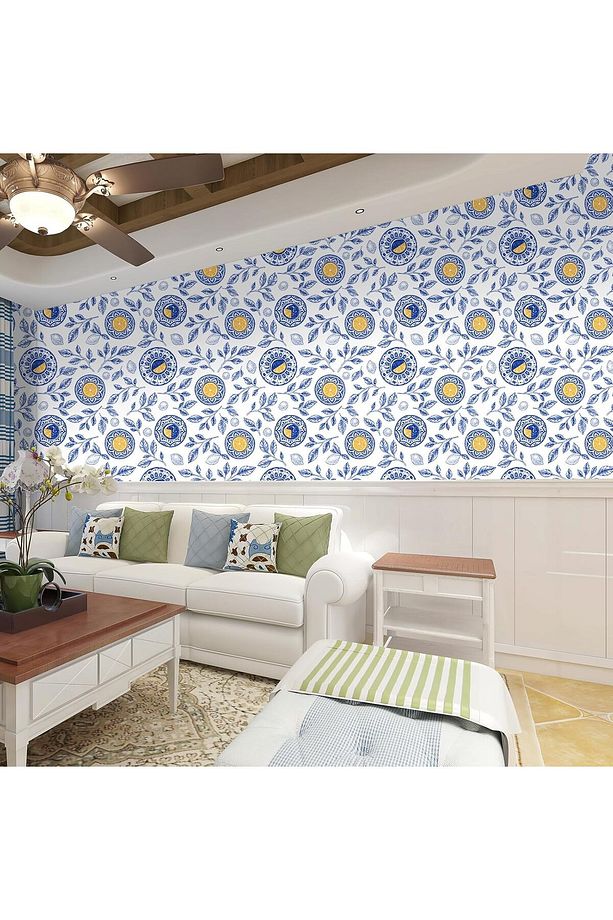 Mutfak Tezgah Arası Kaplama Mermer Desenli Yapışkanlı Folyo Fayans Kaplama Sticker 60cm X 100cm - 5