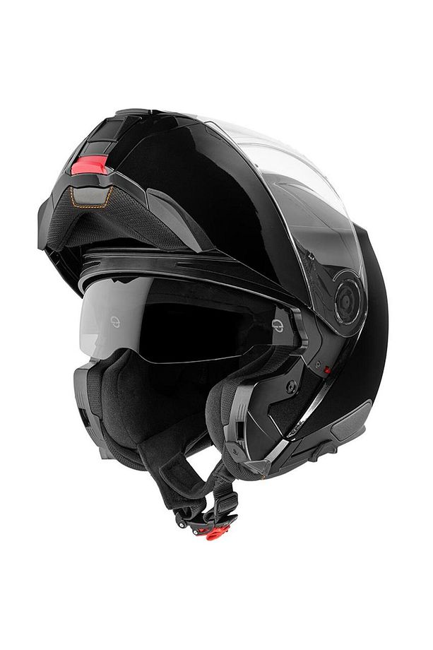 C5 GLOSSY BLACK ÇENE AÇILIR KASK - 2