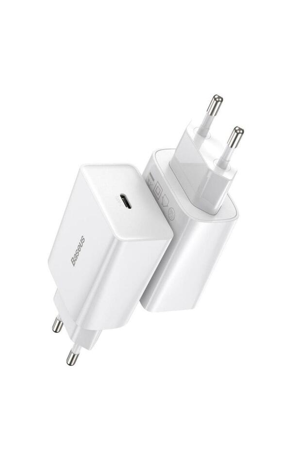 Incarcator retea Baseus, Speed Mini, USB-C, PD, 3A, 20W (Alb) - 7