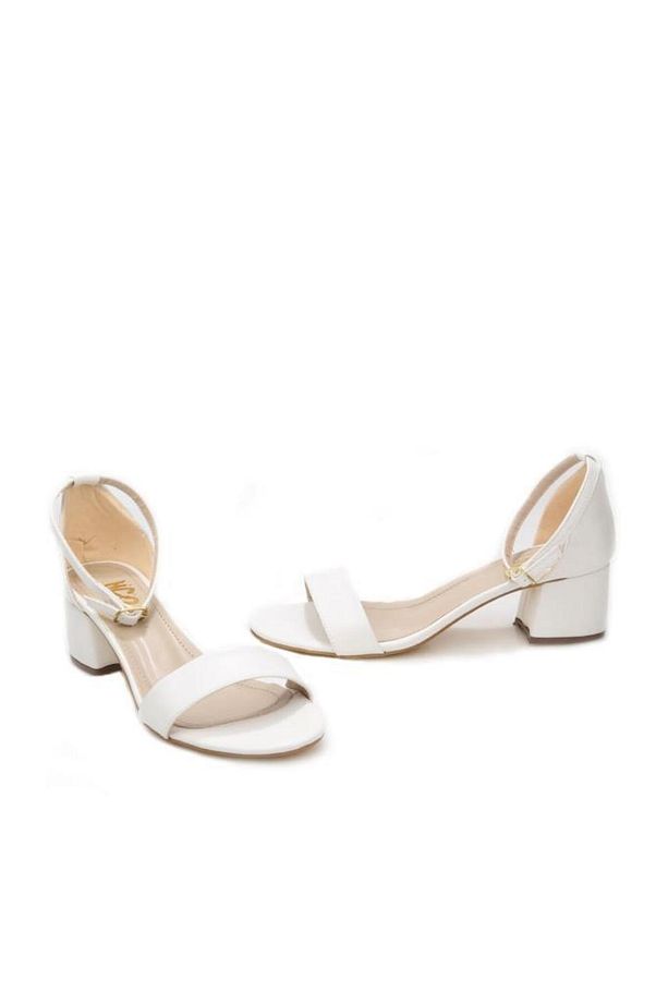 Hco 03240 5 Cm Topuklu Tek Bant Kadın Sandalet Ayakkabı - 3