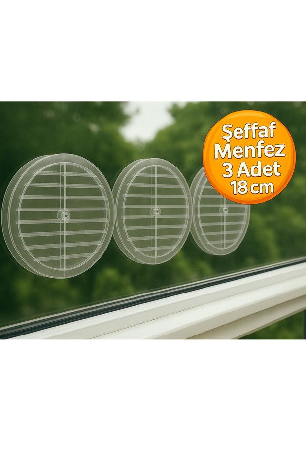 3 Pieces of Transparent Glass Grille – Natural Gas Compatible Ventilation Cover | Easy Assembly and Durable