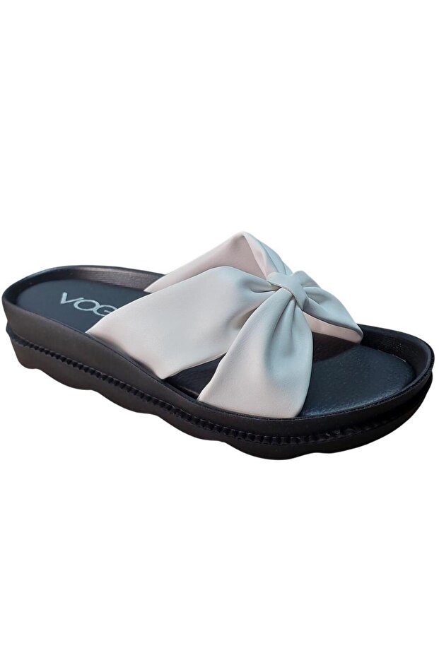 1700 103 White Comfort Casual Anatomic Slippers