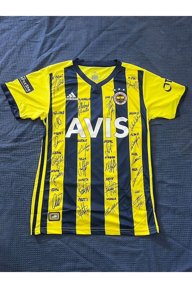 Dijital İmzalı fênêr'ba.h.ç.e_ Sarı/Lacivert İç Saha Kısa Kol Forma - 5