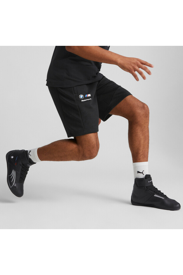 Mens BMW M Motorsport Sweat Shorts - Black