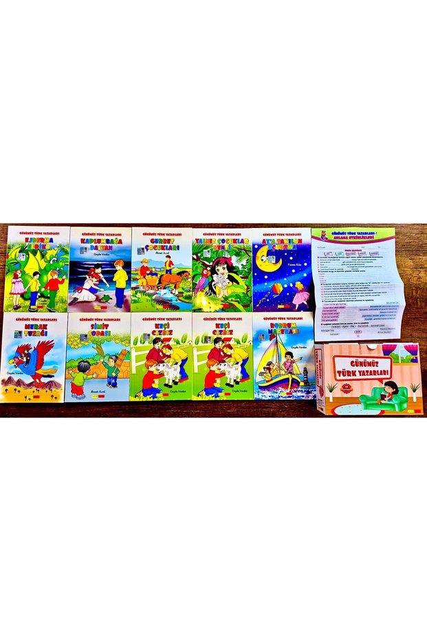 GENDAŞ - Story Set: Our Turkish Authors 2 (10 Books + Tests + Boxed) (4Th Grade)