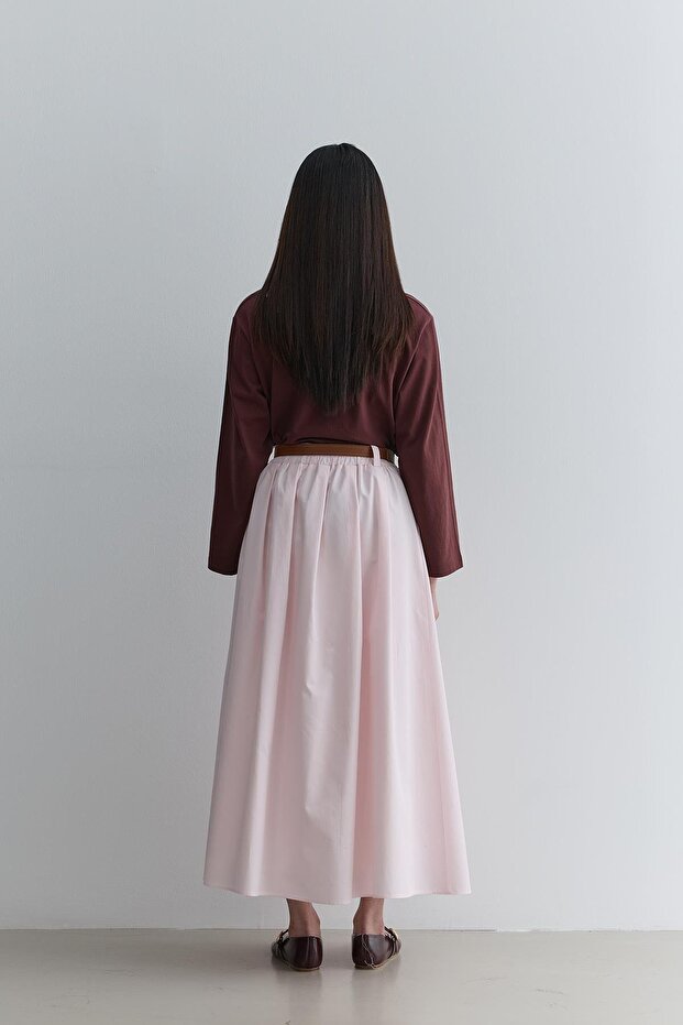 Gathered Skirt Pink
