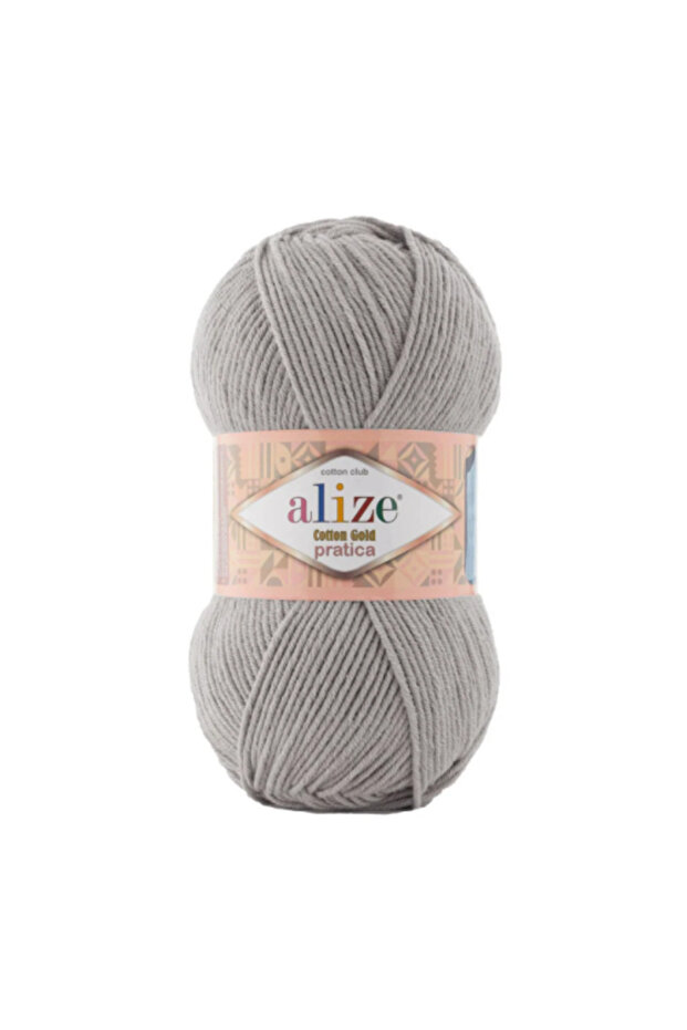 خيط اليزا قطن قولد براتيكا - رقم اللون 21 عدد 3 بكرة Alize cotton gold pratica