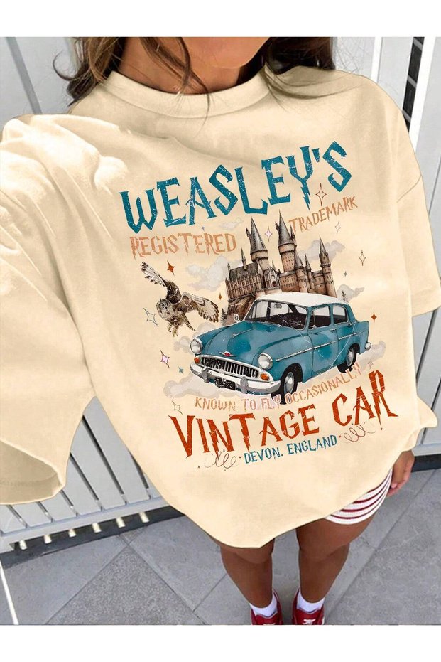 WOMEN Printed Crew Neck T-Shirt