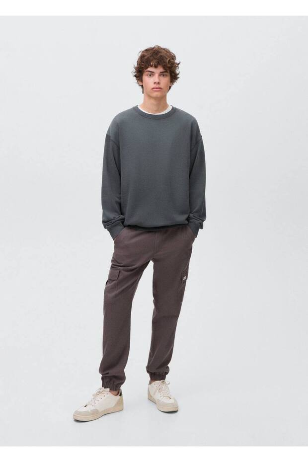 Pamuklu basic kazak - 2