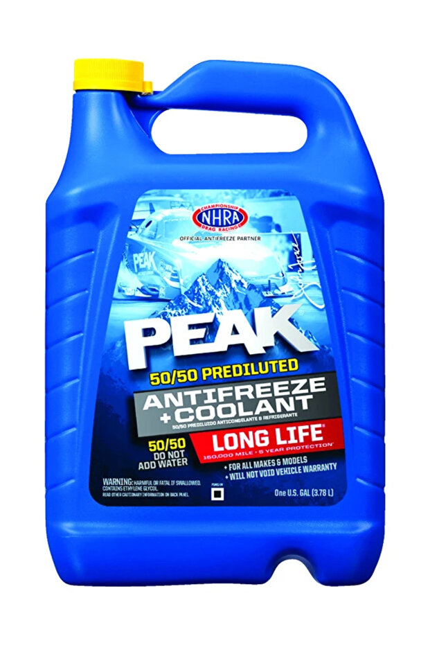 Long Life Prediluted Antifreeze Coolant, 3.78L