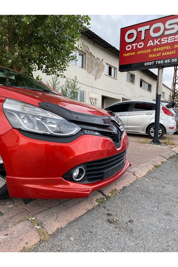 Renault Clio 4 Makyajsız Kasa Ön Tampon Eki Astarlı - 2