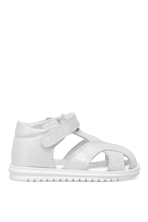 Elit Ai̇k-1912 Firstadım Girl's Flat Sandals Silver