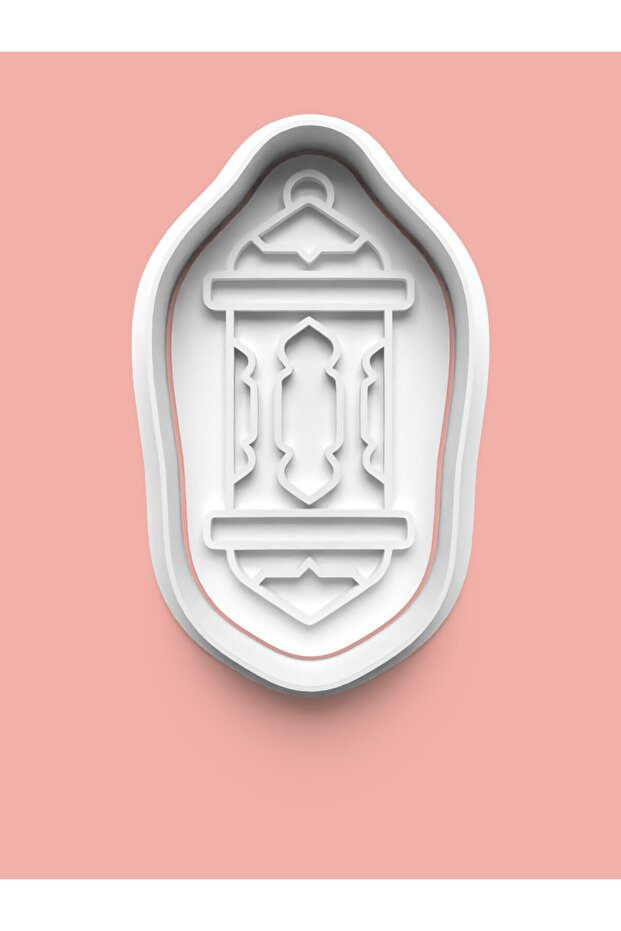 قالب بسكويت على شكل فانوس على شكل شهر رمضان وقالب عجينة السكر